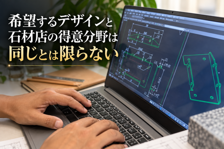希望するデザインと石材店の得意分野は同じとは限らない
