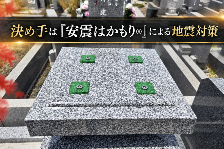 決め手は「安震はかもり®」による地震対策
