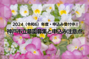 【2024年度・令和6年】神戸市立墓園（市営墓地）募集と申込み注意点